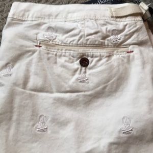 Men’s Psycho Bunny white shorts size 32